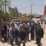 عامل سيدي بنور منير الهواري يقوم بزيارة تفقدية لجماعة بوحمام