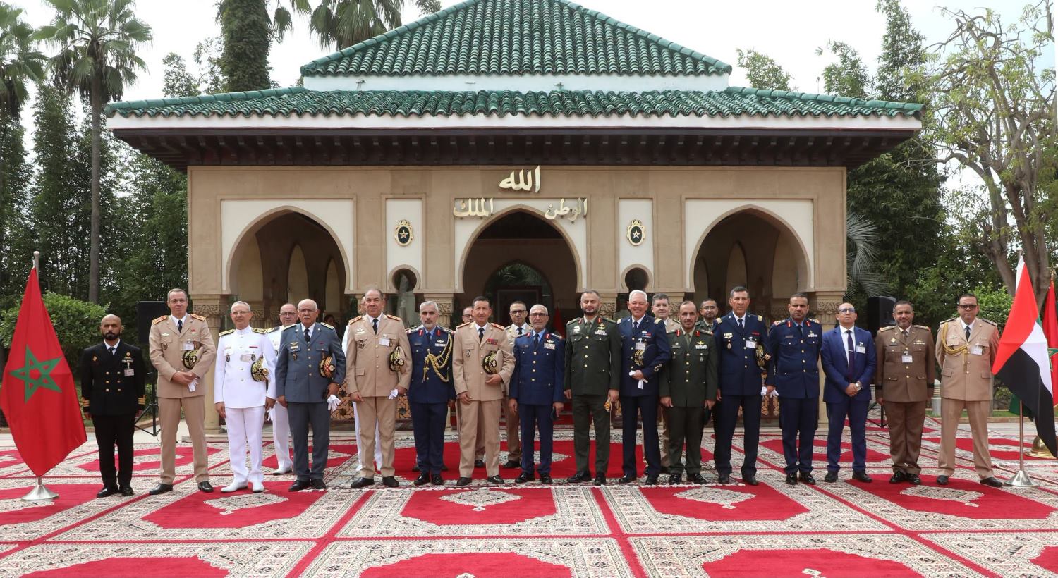 المفتش العام للقوات المسلحة الملكية يستقبل رئيس أركان القوات المسلحة بدولة الإمارات العربية المتحدة